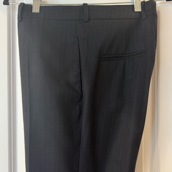 Zara Double Breasted Dark Navy Blue Pinstripe Suit Set - Picture 5 of 6